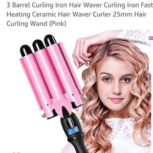 3 barrel Curling iron/Hair waver